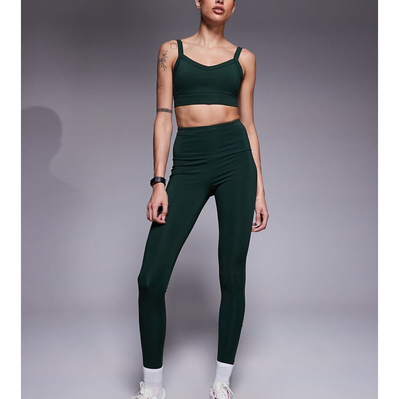 4505 Tall running high waist legging with zip phone pocket in lichen 113414016