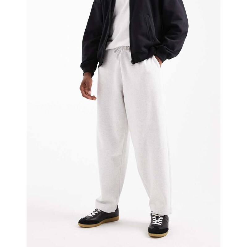 ONLY & SONS loose fit joggers in super light grey