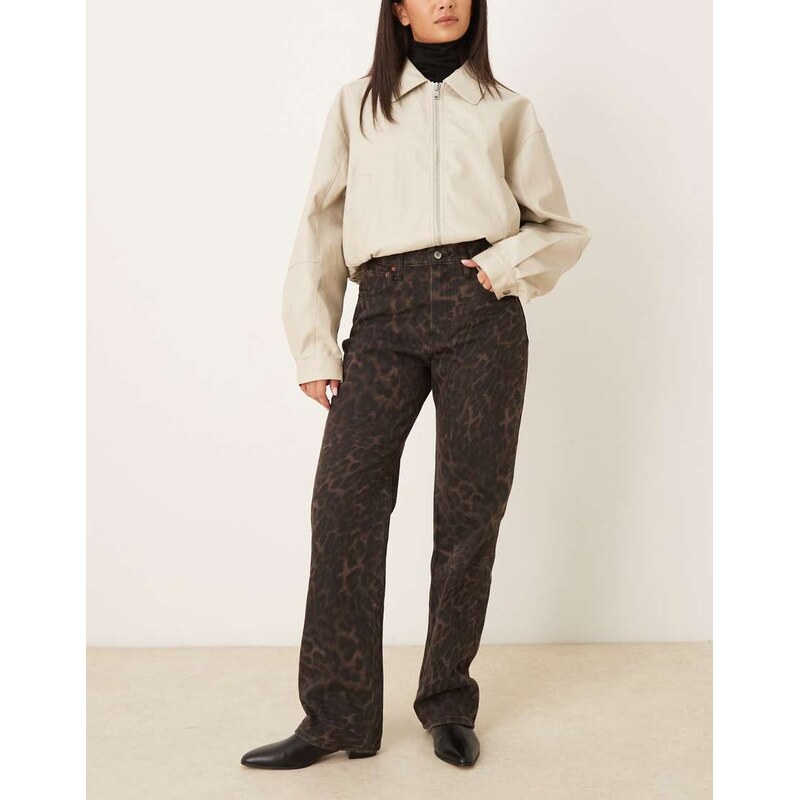 Abercrombie & Fitch curve love relaxed 90s fit jeans in