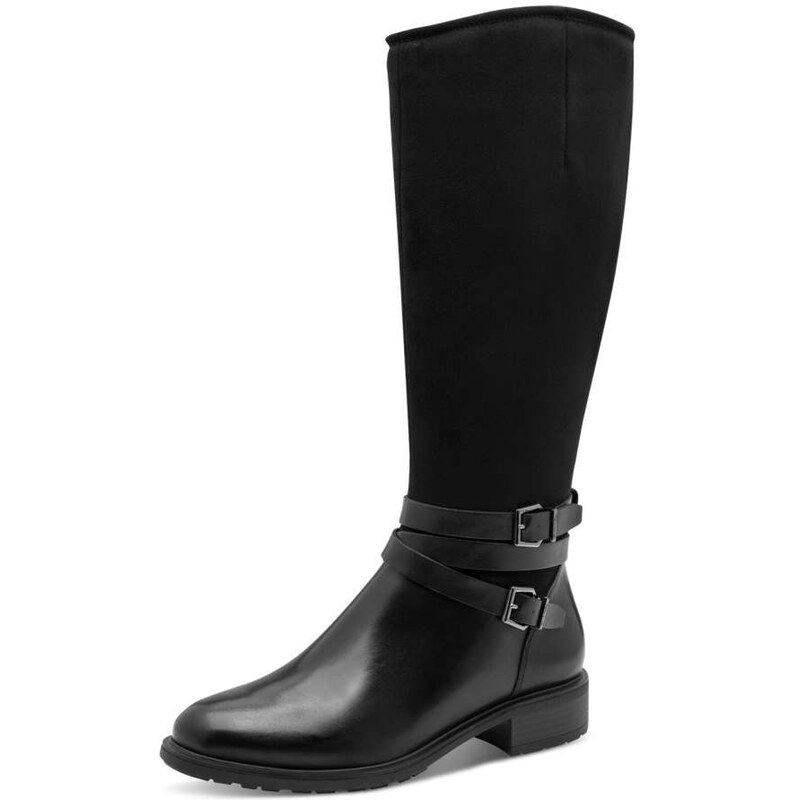 RIEKER Dámské kozačky TAMARIS 25614-45-001 černá