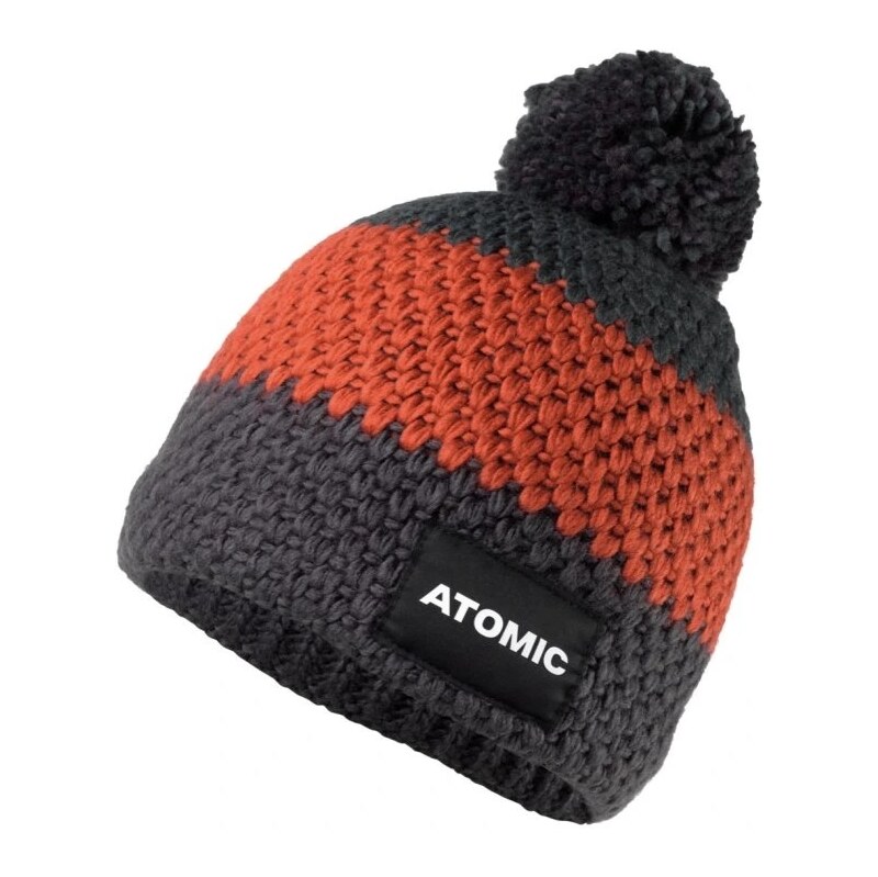Čepice zimní Atomic Alps Kids Velikost: Uni tmavě šedá/oranžová 109444631
