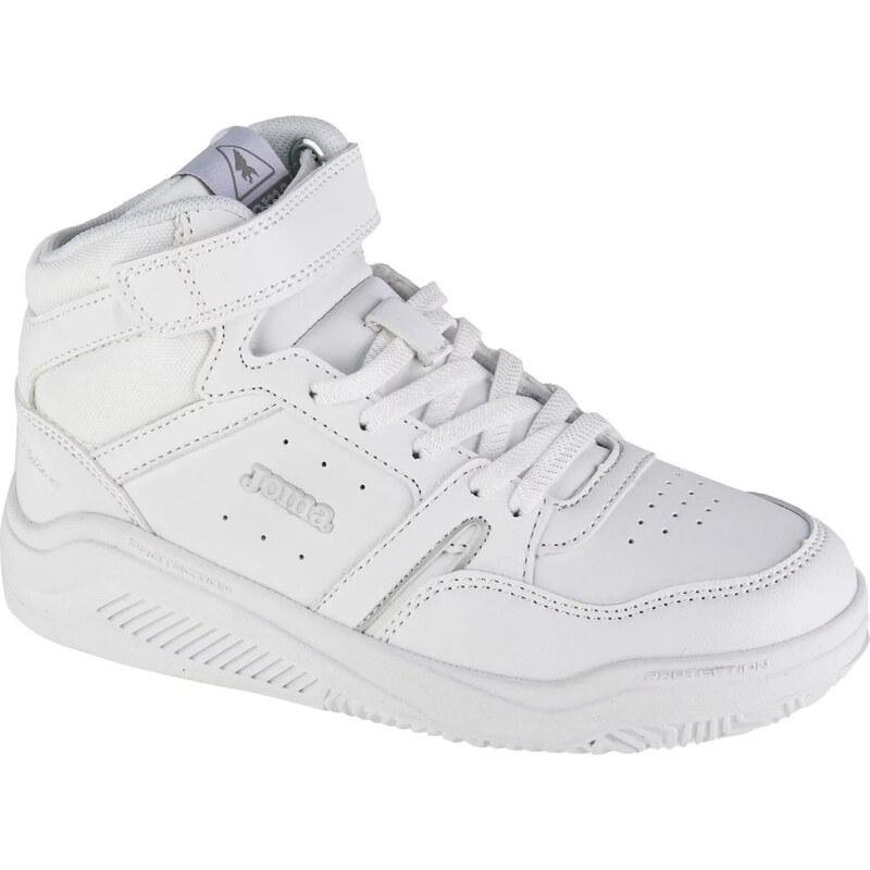 Bílé dětské kotníkové tenisky Joma Platea Mid Jr 2402 Bílá