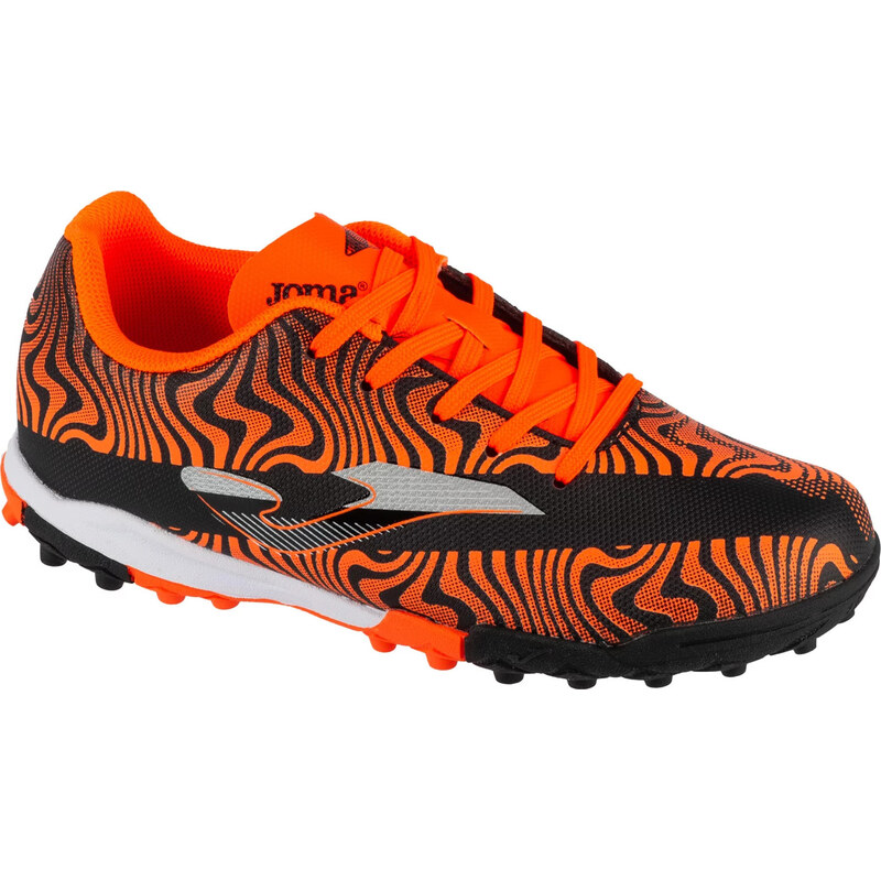 Oranžovo-černé chlapecké turfy Joma Evolution Jr 2501 TF Černá