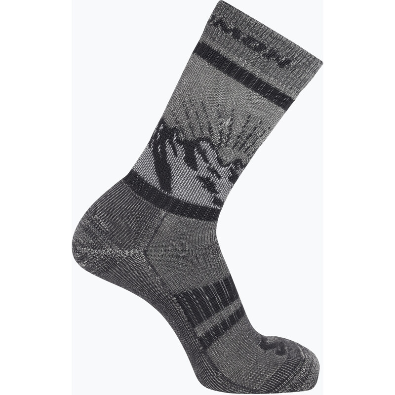 Ponožky Salomon Retro Wool black/asphalt