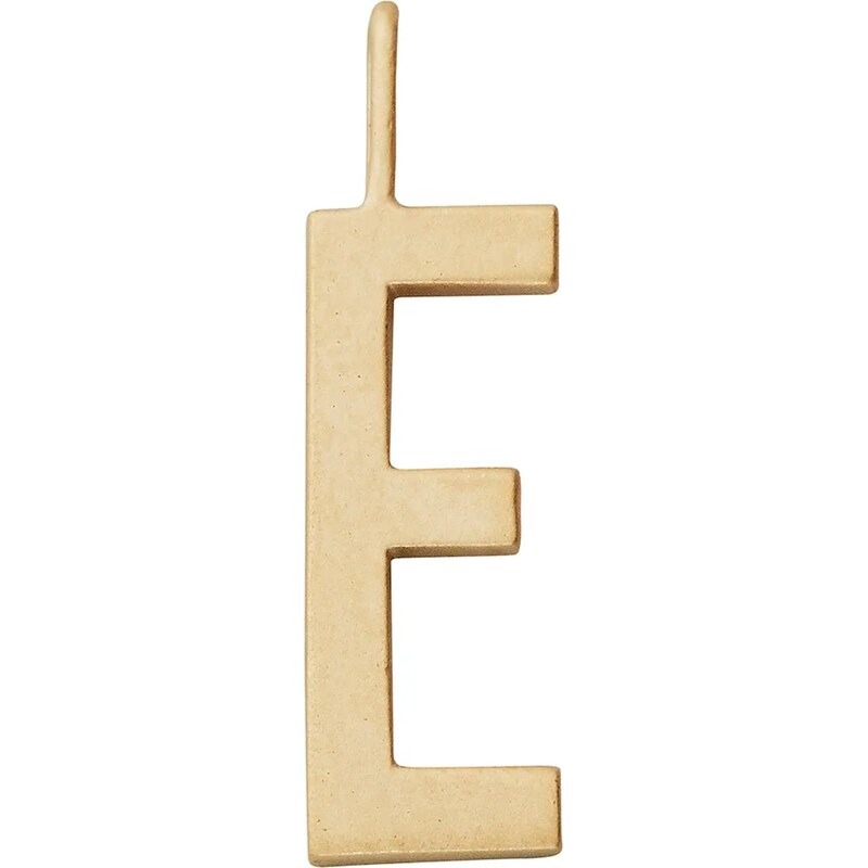 Design Letters Pozlacený stříbrný přívěsek Design Letters
