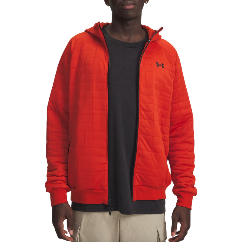 Under Armour Bunda s kapucí UA Unstoppable Flc Txtr FZ pánské