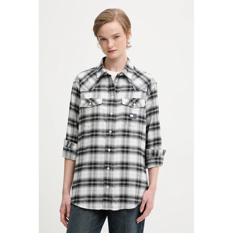Bavlněná košile Tommy Jeans 109399389