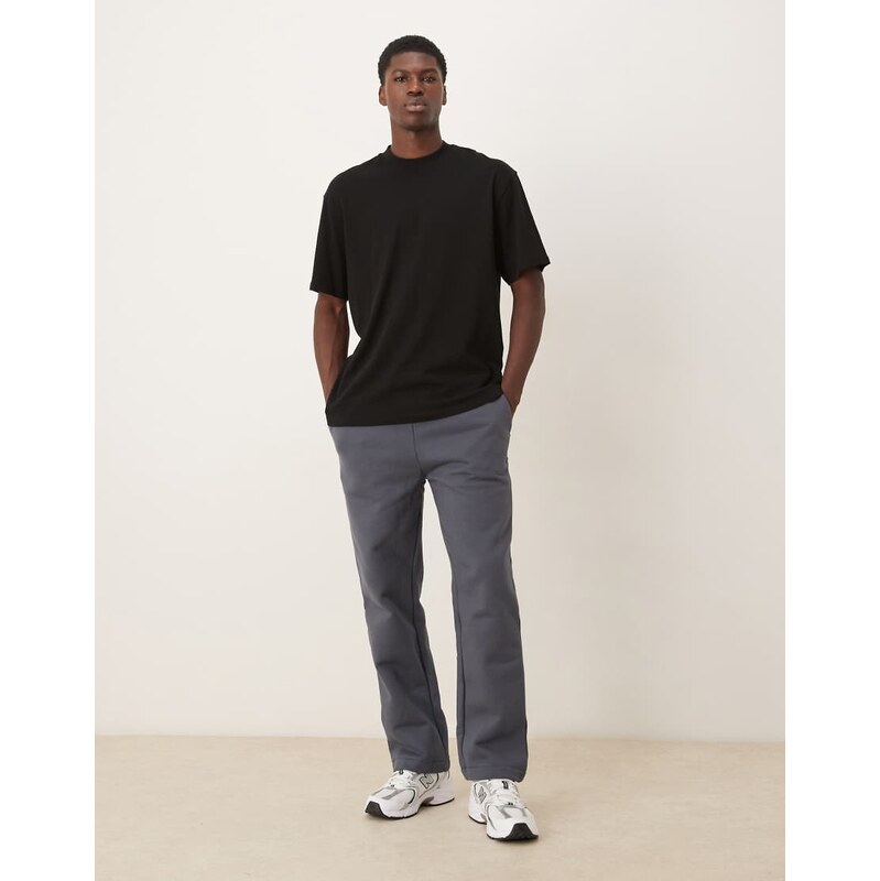 ASOS DESIGN premium heavyweight straight leg jogger in 650gsm in