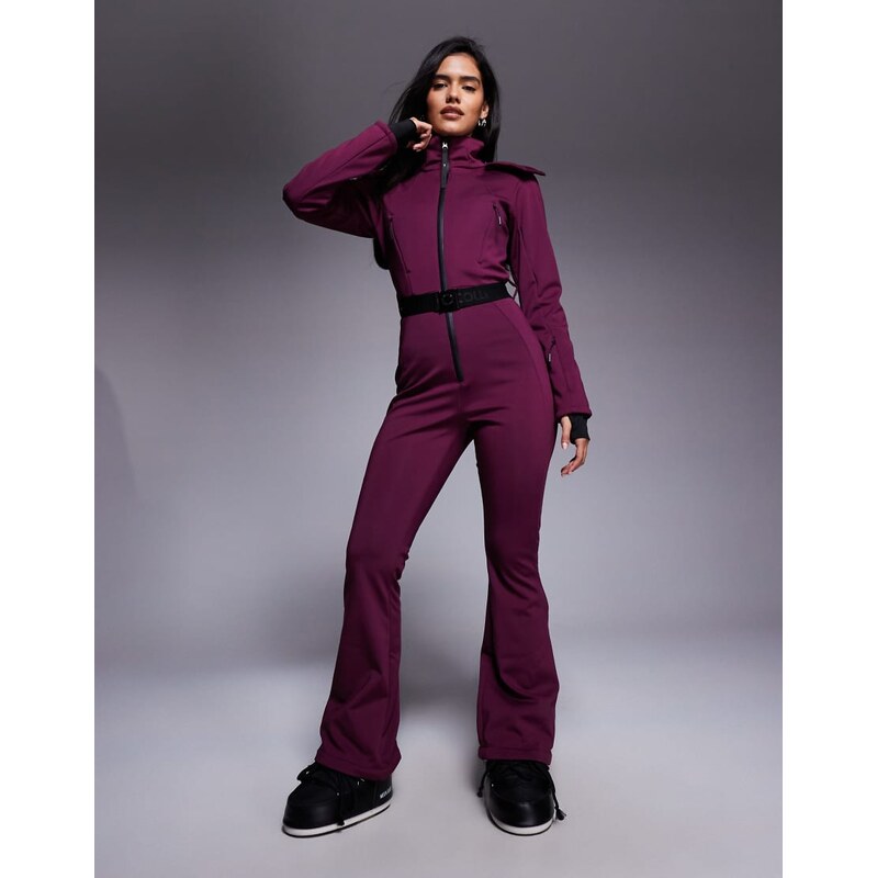 ASOS Weekend Collective Weekend Collective ski suit in plum-Purple 109781058