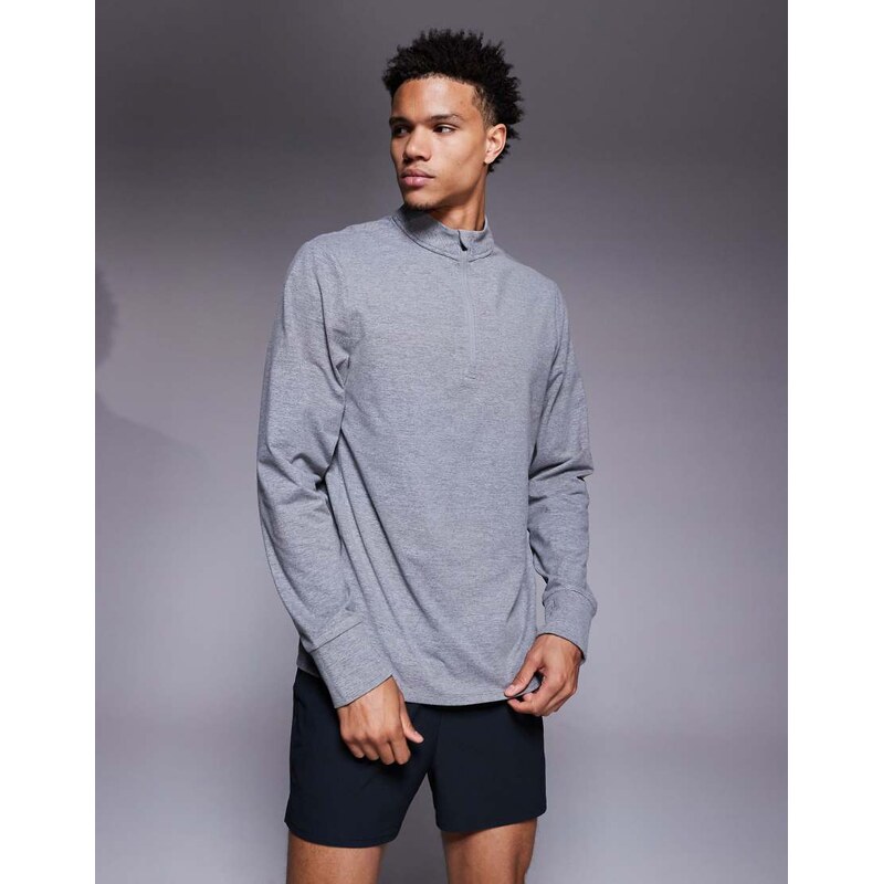 4505 running thermal interlock 1/4 zip long sleeve training top