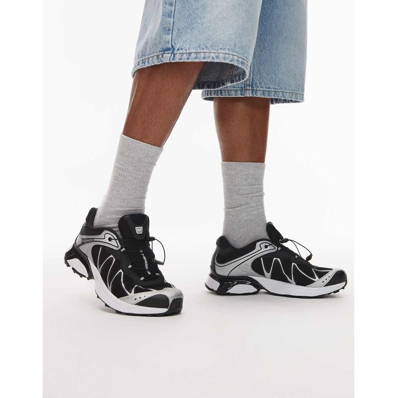 Salomon XT-Whisper trainers in black and silver