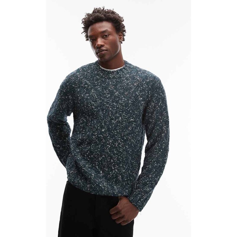 Carhartt WIP kyloe knitted jumper in blue nep