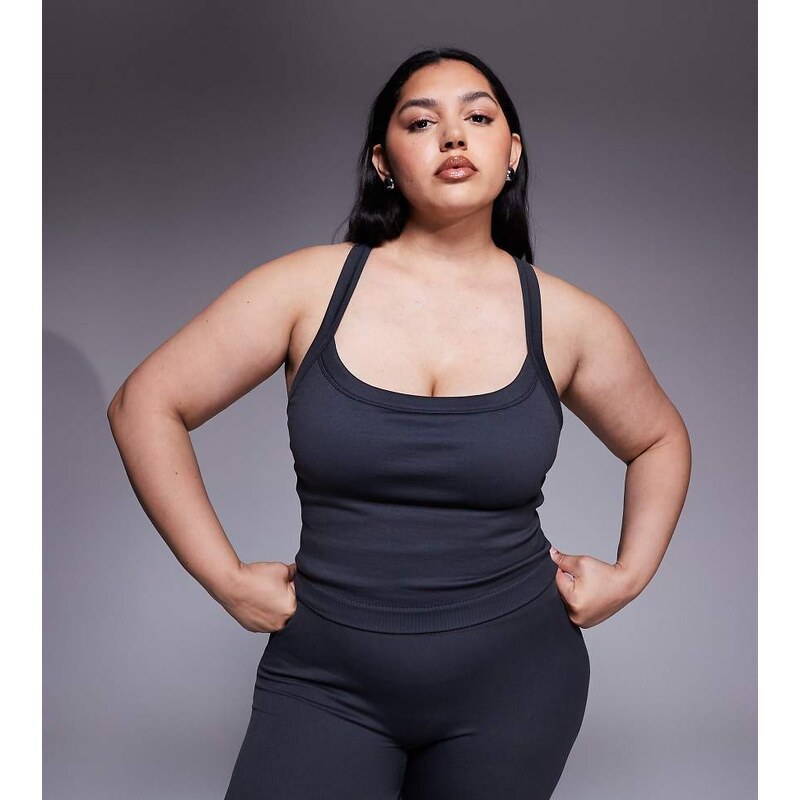 4505 Curve seamless sculpting vest with inner bra and adjustable 114943454