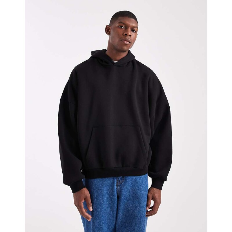 ASOS DESIGN essentials extreme oversized hoodie in black
