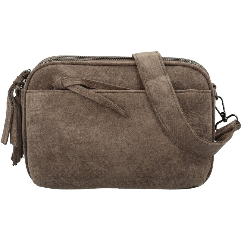 Paolo Bags Stylová dámská koženková crossbody kabelka Ariona,