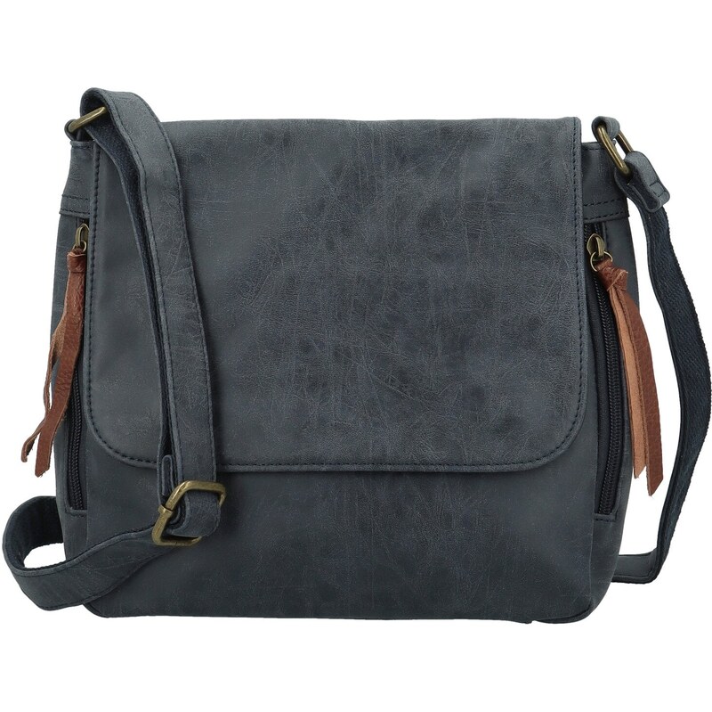 Dámská crossbody kabelka tmavě modrá - Paolo bags Aiden tmavě