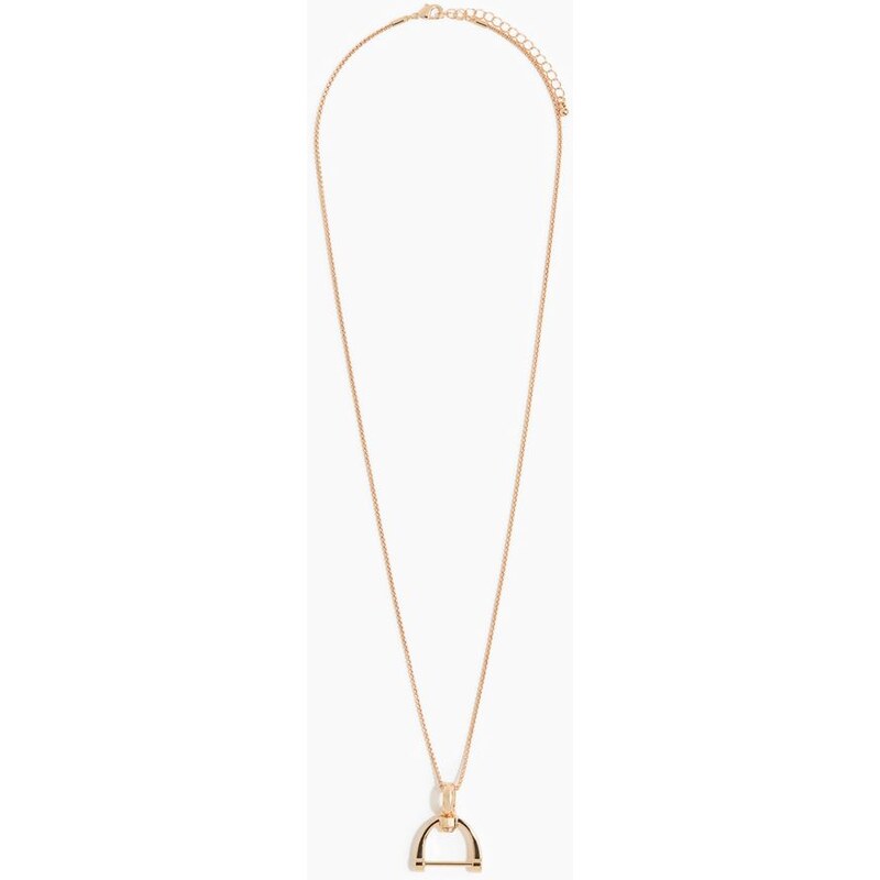 H&M - Náhrdelníks přívěskem - zlatá 109457527