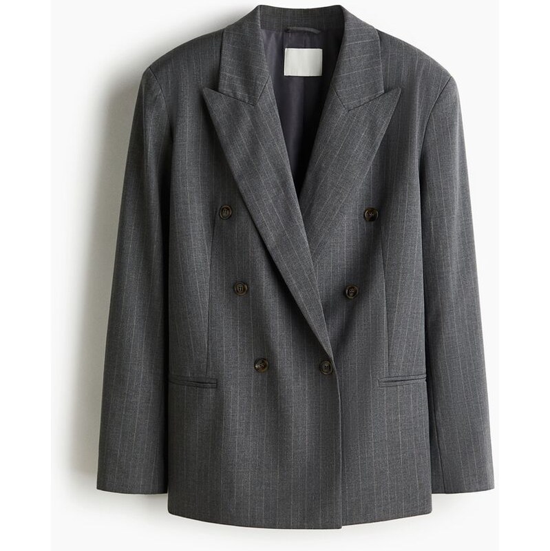H&M - Dvouřadové sako - šedá 109458030