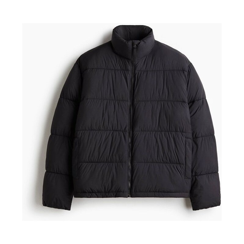 H&M - Vodoodpudivá vatovaná bunda - Černá