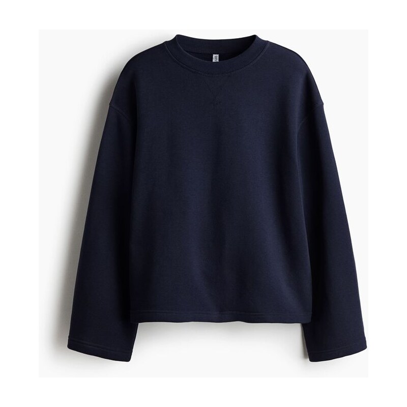 H&M - Oversized mikina - Námořnická Modř