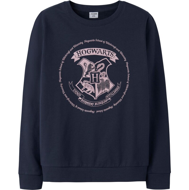 TWO SOON Mikina Harry Potter modrá / pink