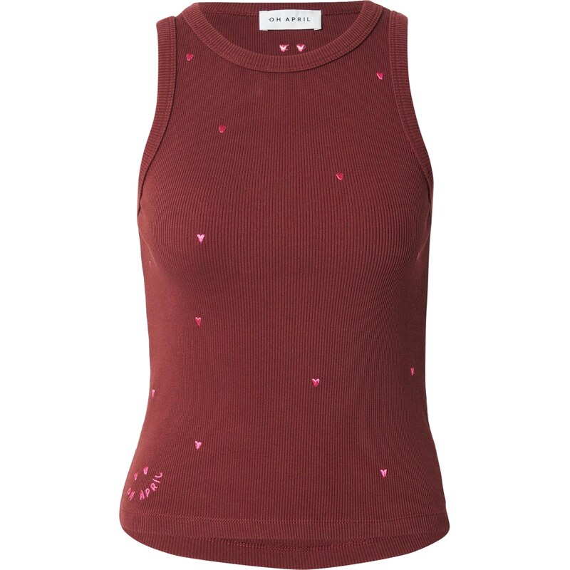 OH APRIL Top Dany pink / bordó