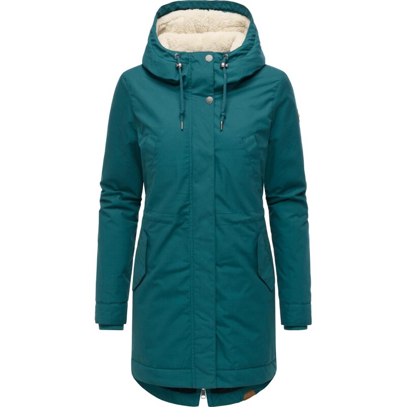 Ragwear Zimní kabát Cannas tyrkysová 109460731
