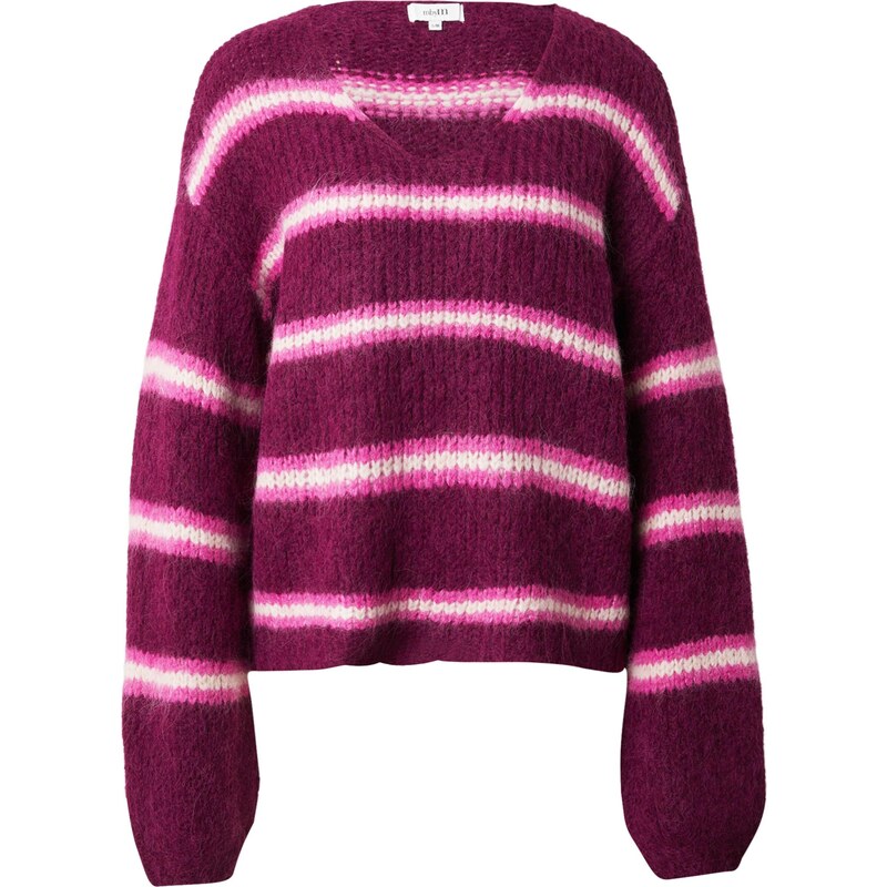 mbym Svetr Gatilin pink / tmavě růžová / bílá