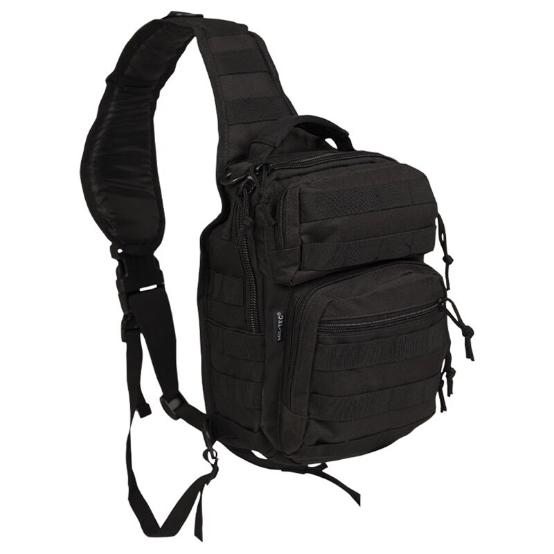 MILTEC Batoh Assault One Strap malý 10 L černý