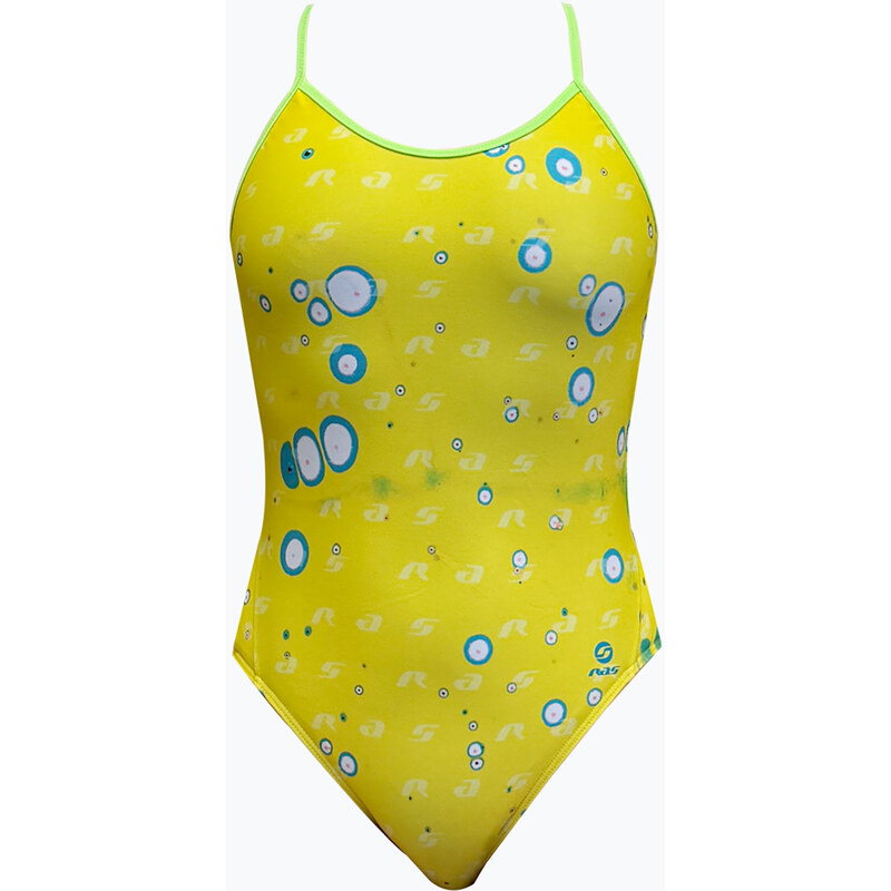 Dámské jednodílné plavky RAS Fluid Race Back yellow