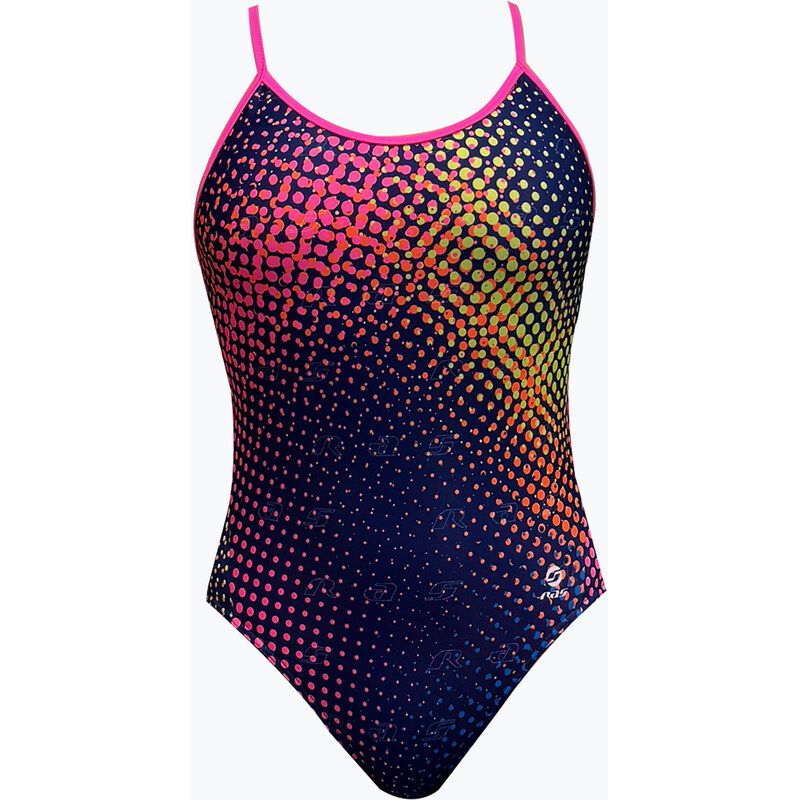 Dámské jednodílné plavky RAS Dots Active Back multicolour
