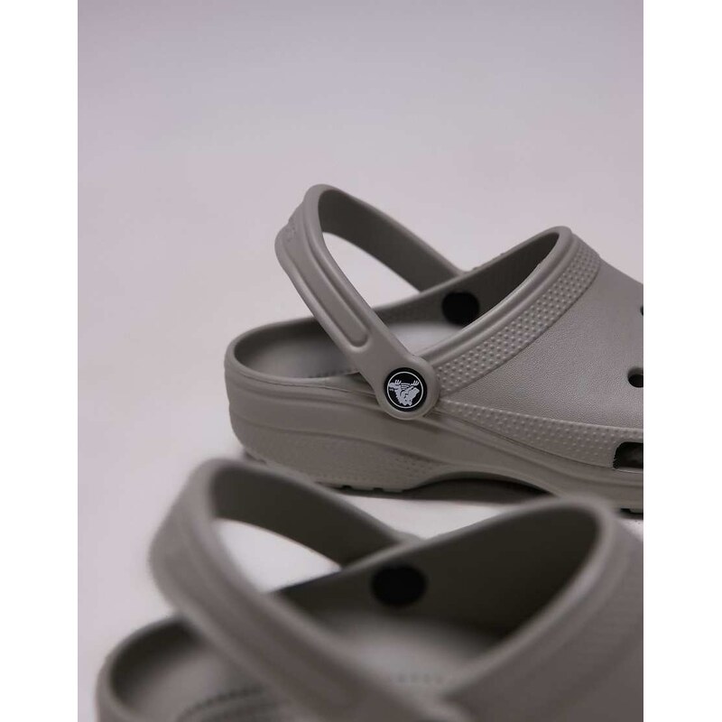 Crocs unisex classic clogs in elephant grey