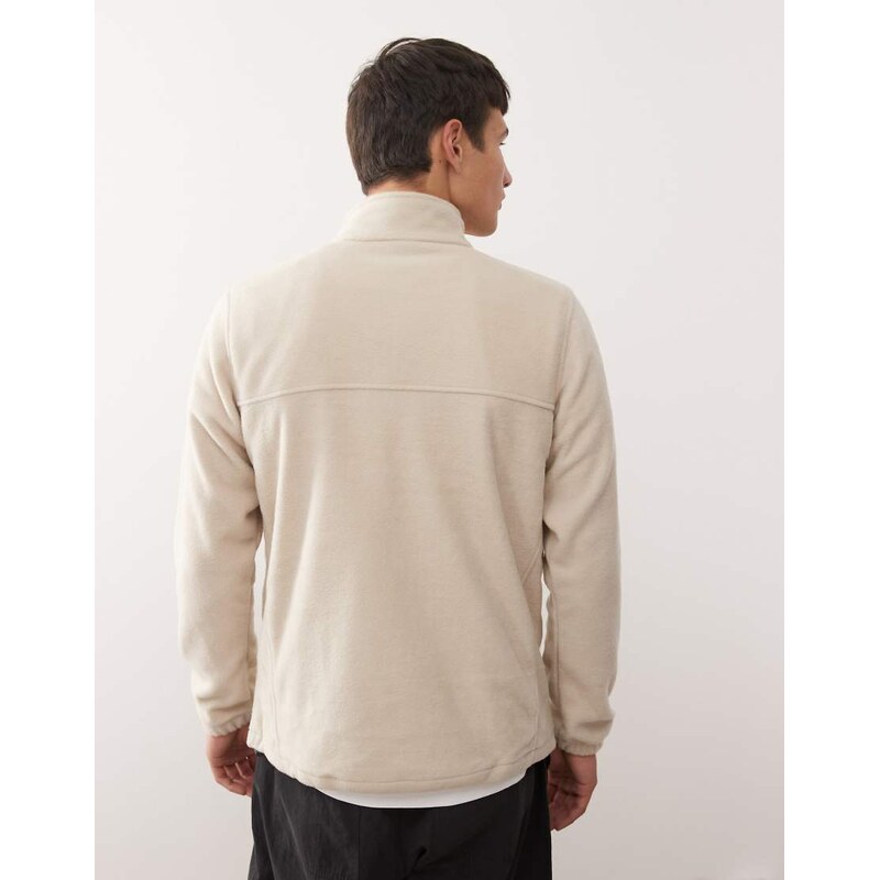 Columbia Steens Mountain half zip fleece in stone-Neutral