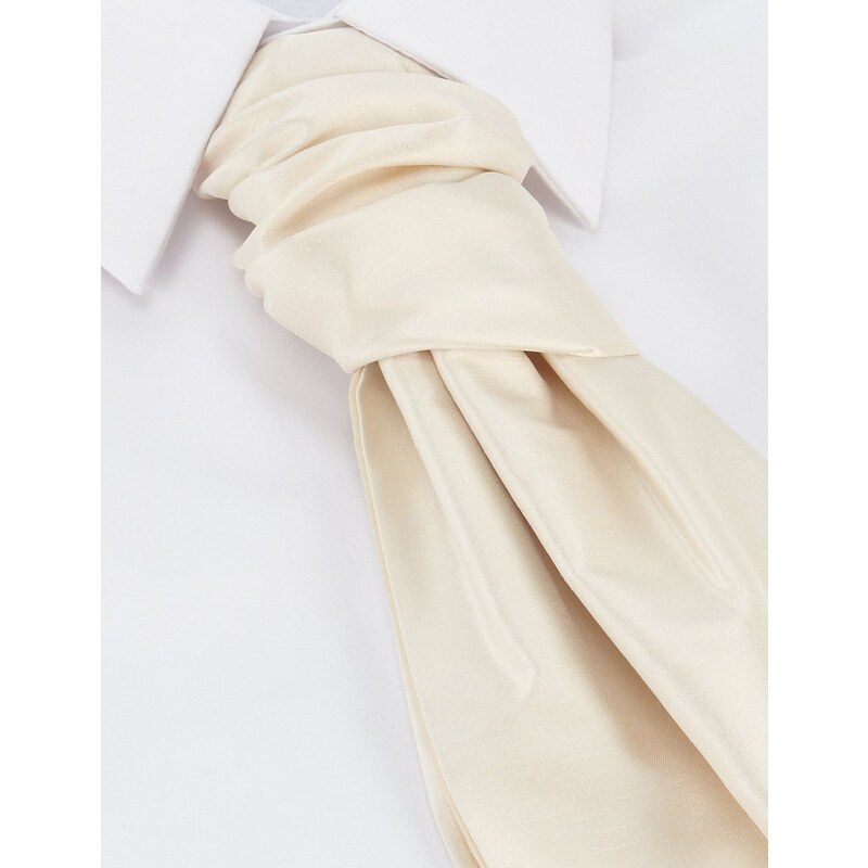 Marks and Spencer Pure Silk Wedding Cravat with Handkerchief