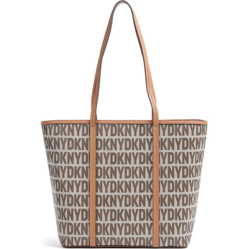 DKNY Donna Karan DKNY M7A kabelka přes rameno logo hnědá