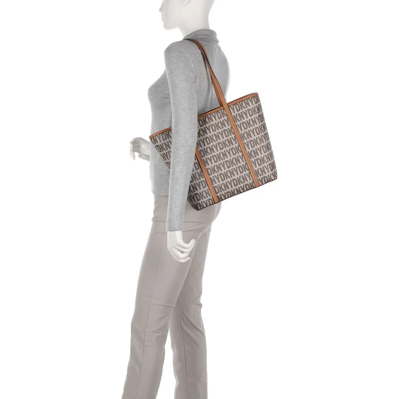 DKNY Donna Karan DKNY M7A kabelka přes rameno logo hnědá