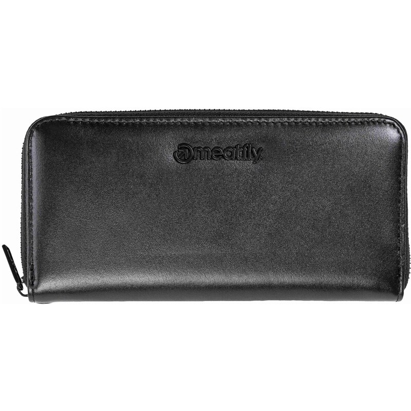 Meatfly kožená peněženka Leila Premium Black | Černá 109471738