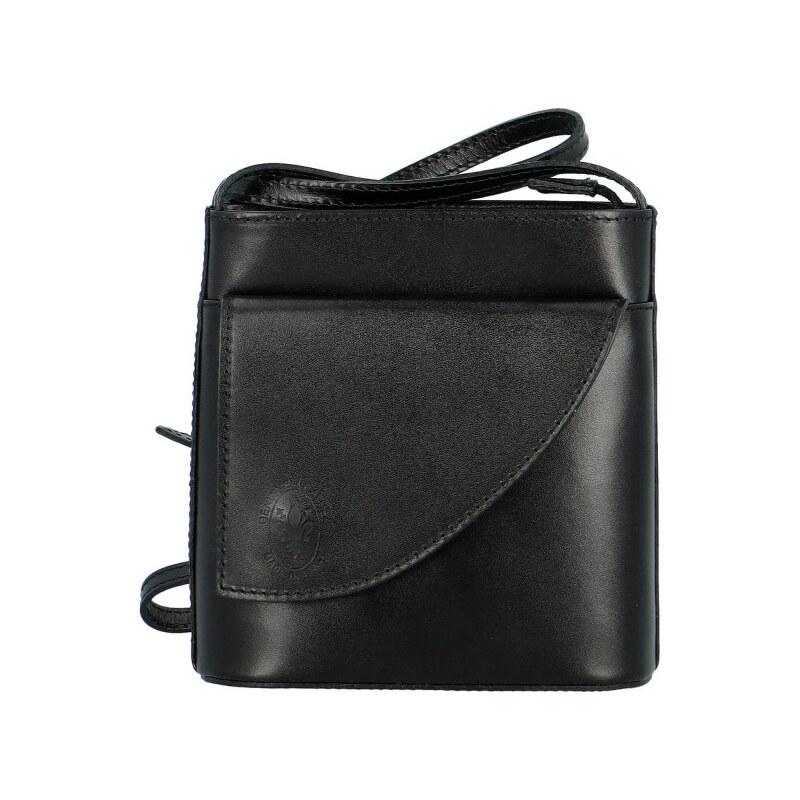 Delami Florence Stylová dámská kožená crossbody Hasta, černá 109471942