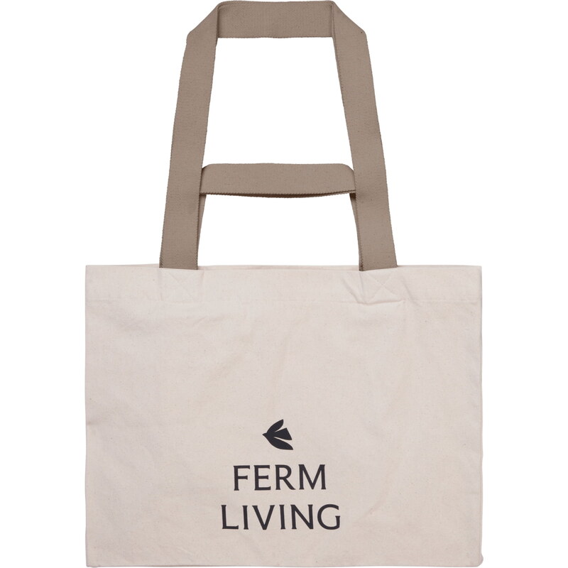 Ferm Living Bavlněná taška Weekend Bag Dark Cashmere
