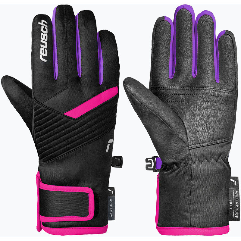Dětské lyžařské rukavice Reusch Dan R-Tex XT Junior black/pink