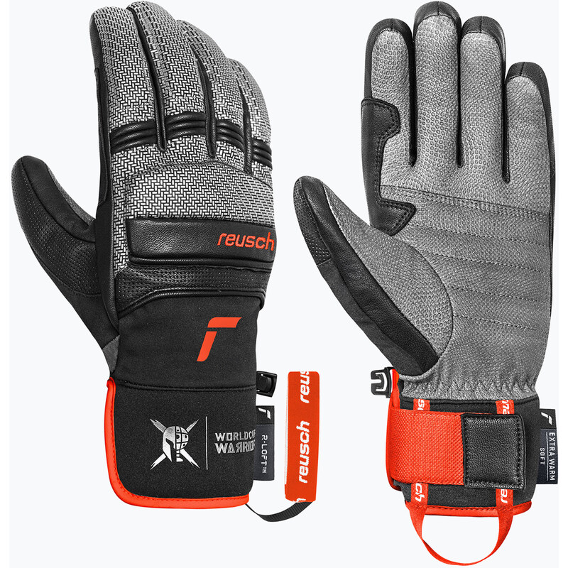 Pánské lyžařské rukavice Reusch Alpine Master black/silver