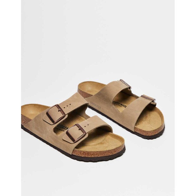 Birkenstock Unisex Arizona sandals in tabacco brown