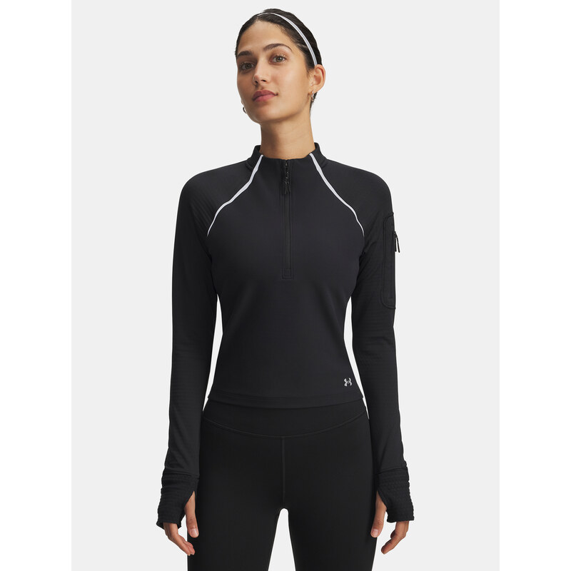 Dámské tričko Under Armour UA Velociti Pro CW Half Zip-BLK -