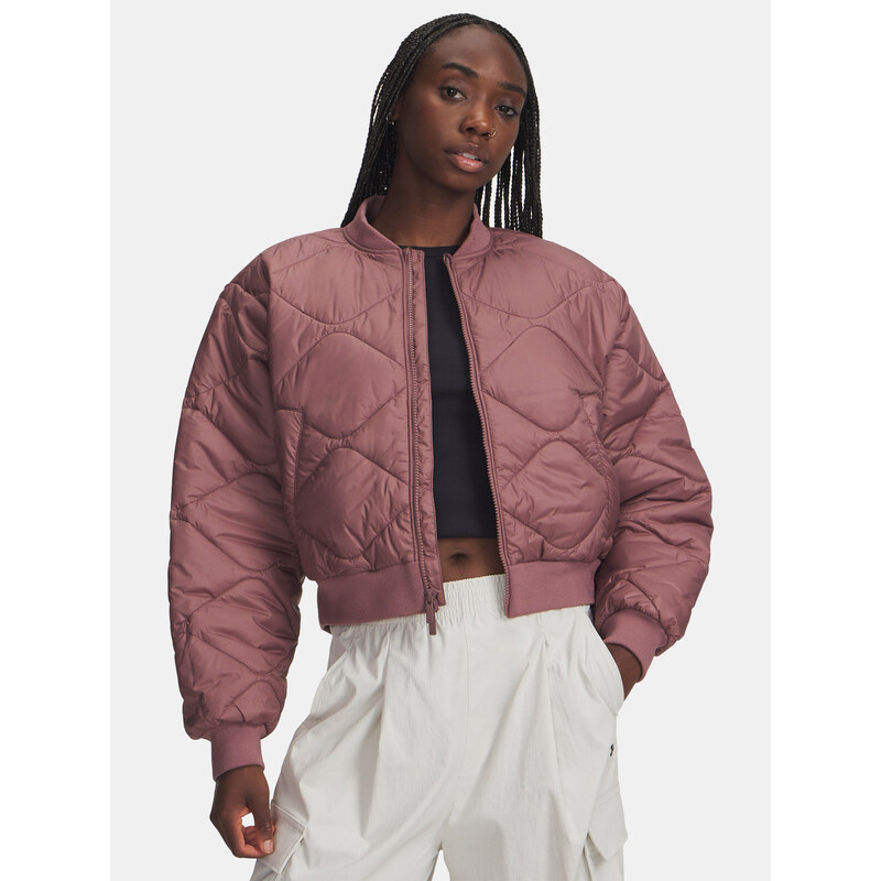 Dámská bunda Under Armour Heritage Bomber-MRN - Dámské 109686266