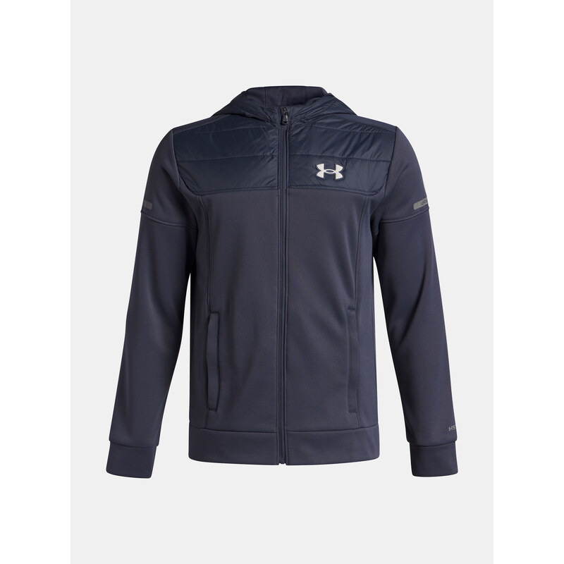 Chlapecká mMikina Under Armour UA Armour Flc Pro Utility FZ-GRY