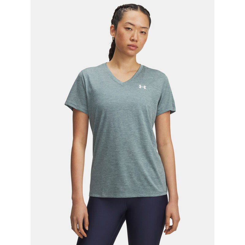 Dámské tričko Under Armour Tech SSV- Twist-BLU - Dámské