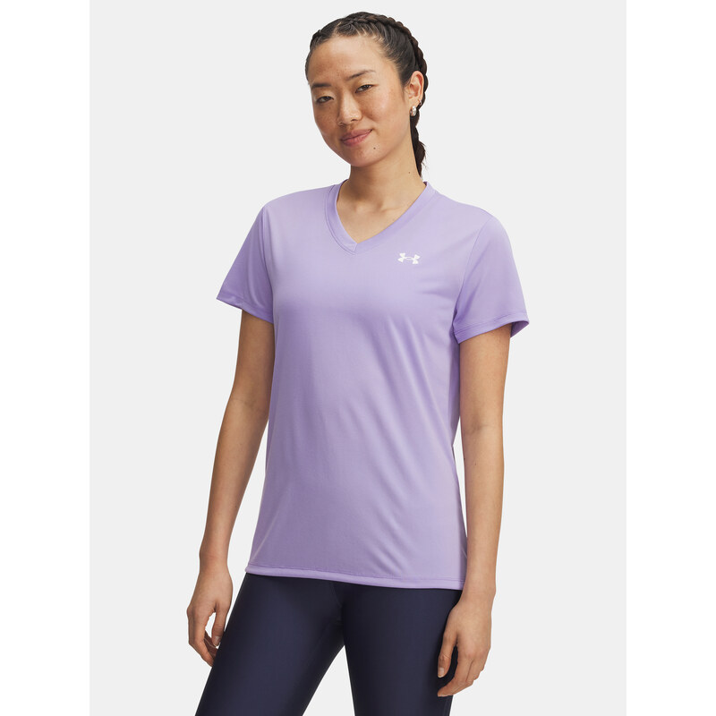 Dámské tričko Under Armour Tech SSV- Solid-PPL - Dámské