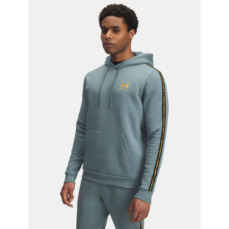 Pánská mMikina Under Armour UA Icon Fleece HD Taping-BLU -