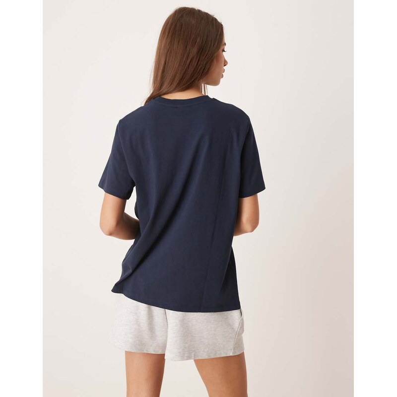 ASOS DESIGN regular fit t-shirt with L'amour Paris graphic in navy