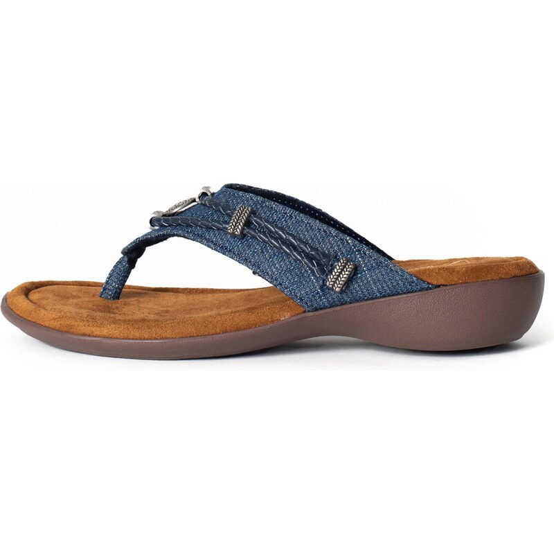 Minnetonka Žabky Silverthorne360 modrá / šedá 113034756
